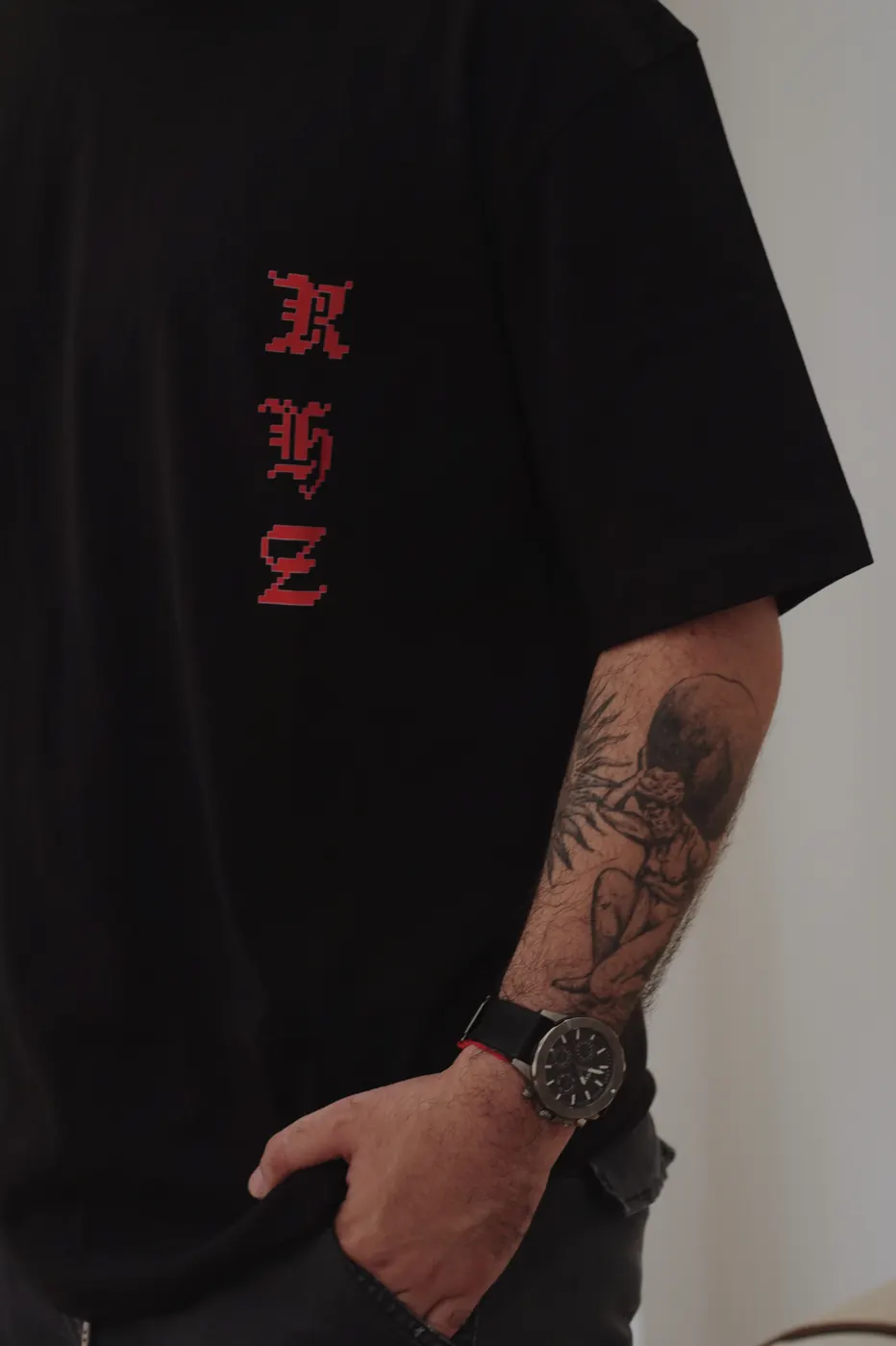 Foto de la sesión de Merch 001